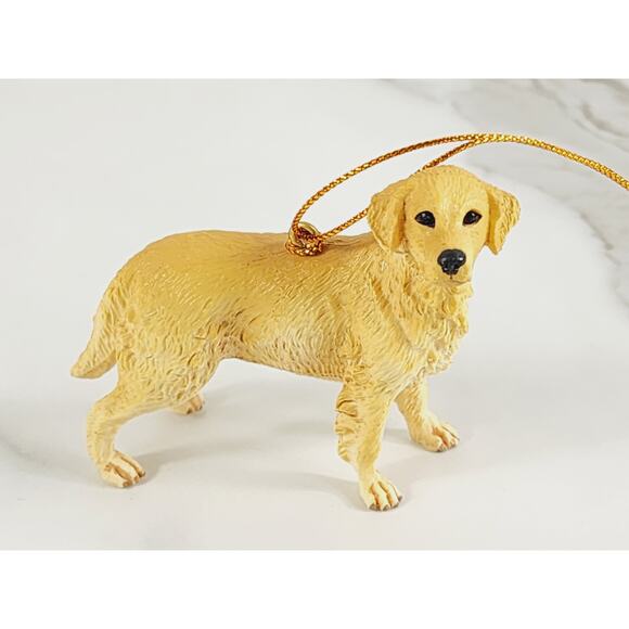 Enesco Golden Retriever Dog Christmas Ornament 2 1/2" Holidays Year 2006 Vintage - Picture 1 of 15